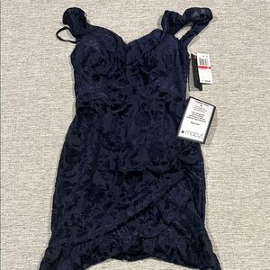 Elegant Navy Blue Dress